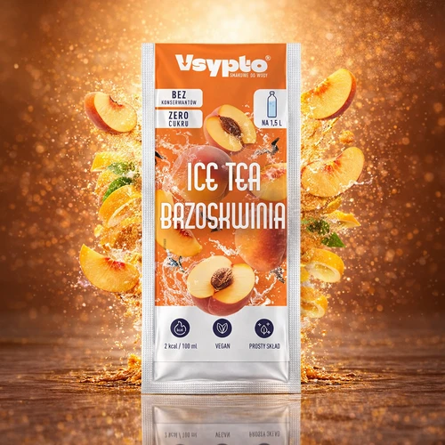 VSYPTO sabor Ice Tea Pêssego, 9 g - 5
