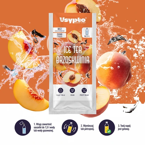 VSYPTO sabor Ice Tea Pêssego, 9 g - 6