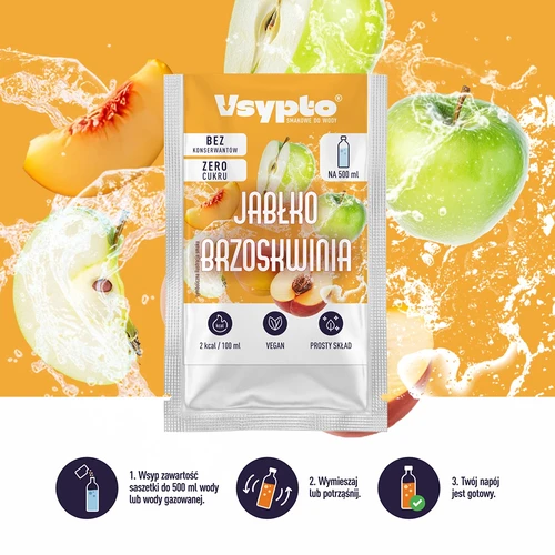 VSYPTO sabor Maçã-Pêssego, 3 g - 6