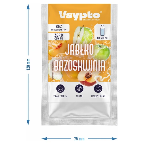 VSYPTO sabor Maçã-Pêssego, 3 g - 4