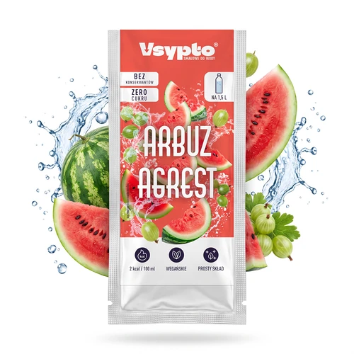 VSYPTO sabor Melancia e Groselha-espim, 9 g