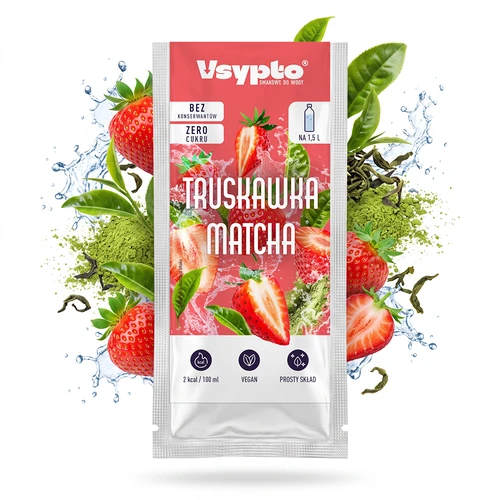 VSYPTO sabor Morango Matcha, 9 g