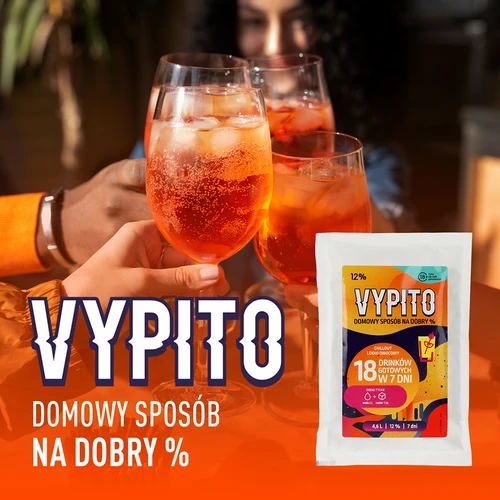 VYPITO 12%, saqueta para 18 cocktails - Chillout ligeiramente frutado, 126 g - 6