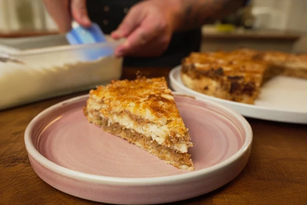 Tarte de maçã do lenhador