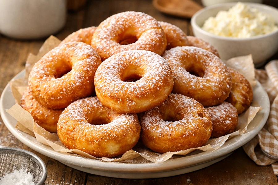 Browin Przepiśnik - Argolas de queijo (oponki serowe)