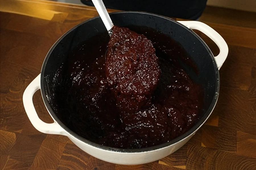 Browin Przepiśnik - Compota de ameixa com chocolate