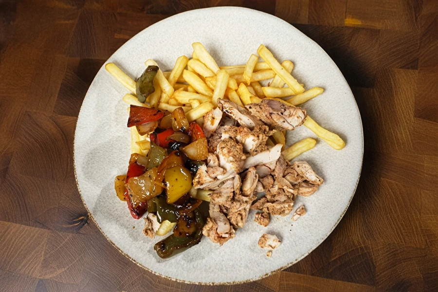 Gyros de coxas de frango