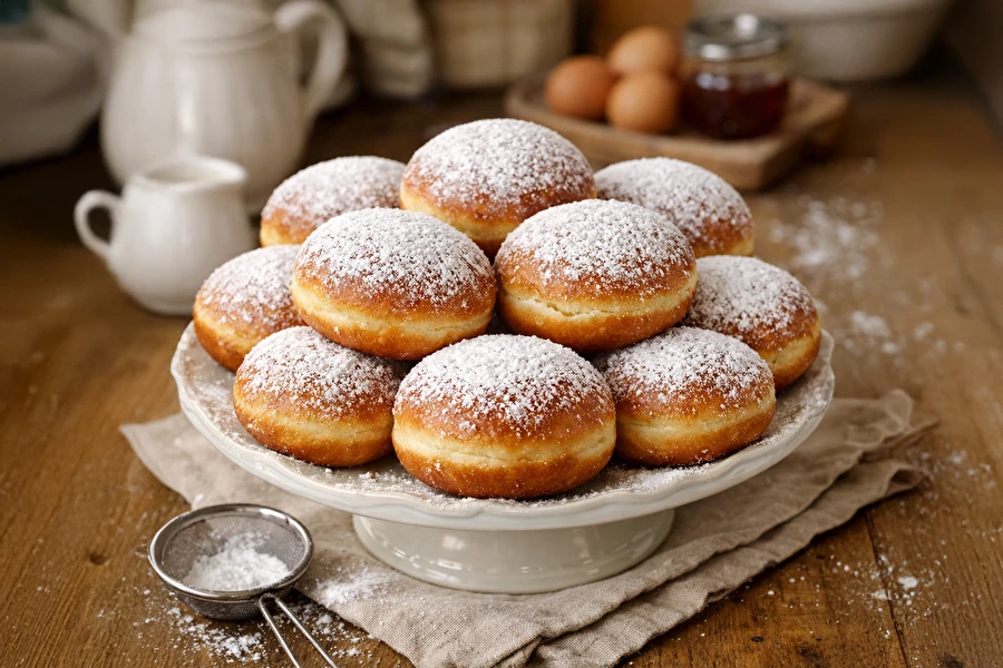Browin Przepiśnik - Pączki assados – ideais para a Quinta-feira Gorda (Tłusty Czwartek)!
