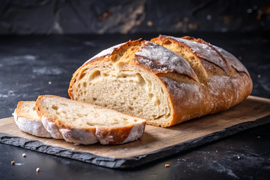 Pão de trigo com massa-mãe