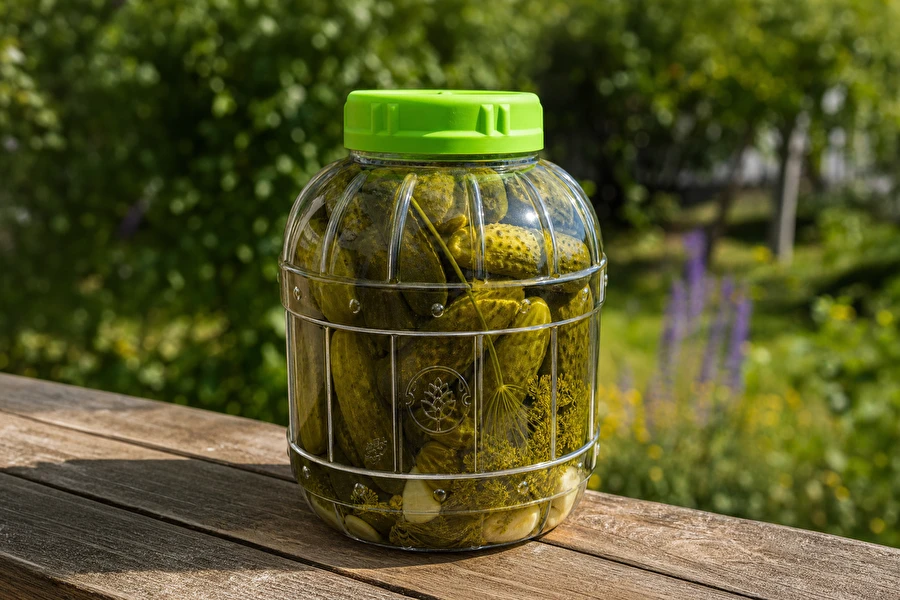 Browin Przepiśnik - Pepinos fermentados
