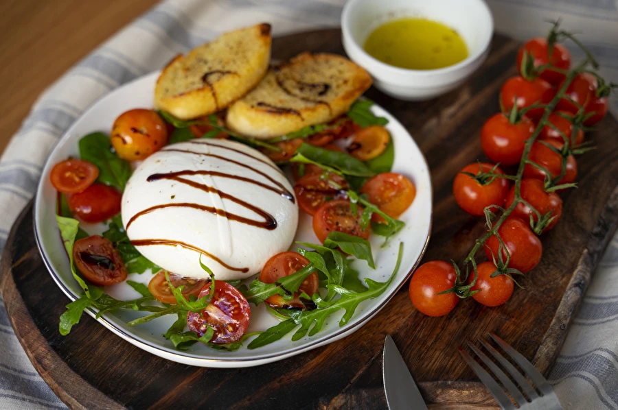 Queijo caseiro tipo mozzarella
