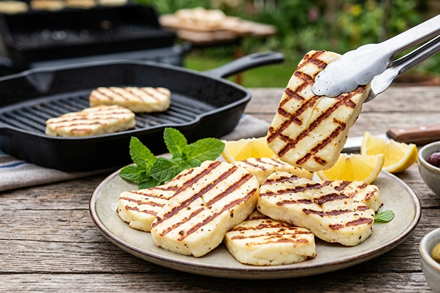 Queijo tipo Halloumi - ideal para o grelhador